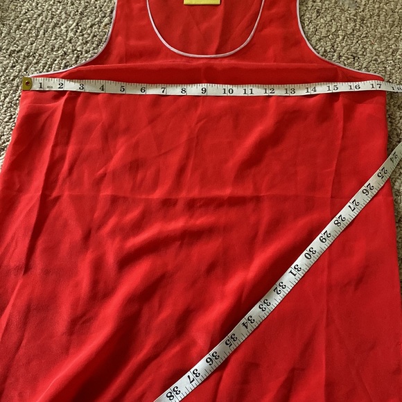 - Silk! Maeve Anthropologie size 4 color block silk shirt - Picture 5 of 6